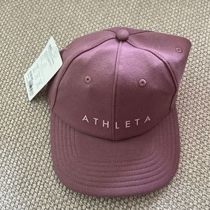 NWT Athleta baseball cap I mauve